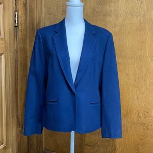Pendleton Navy Blue Virgin Wool Blazer - EUC